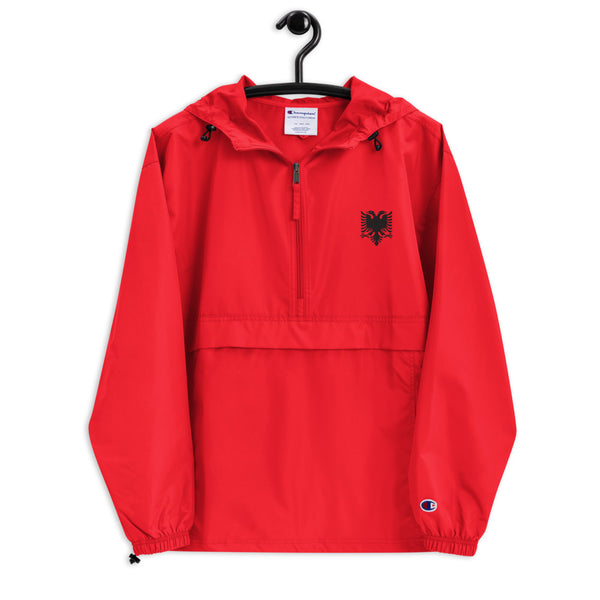 Albanian Eagle Embroidered Champion Packable Jacket