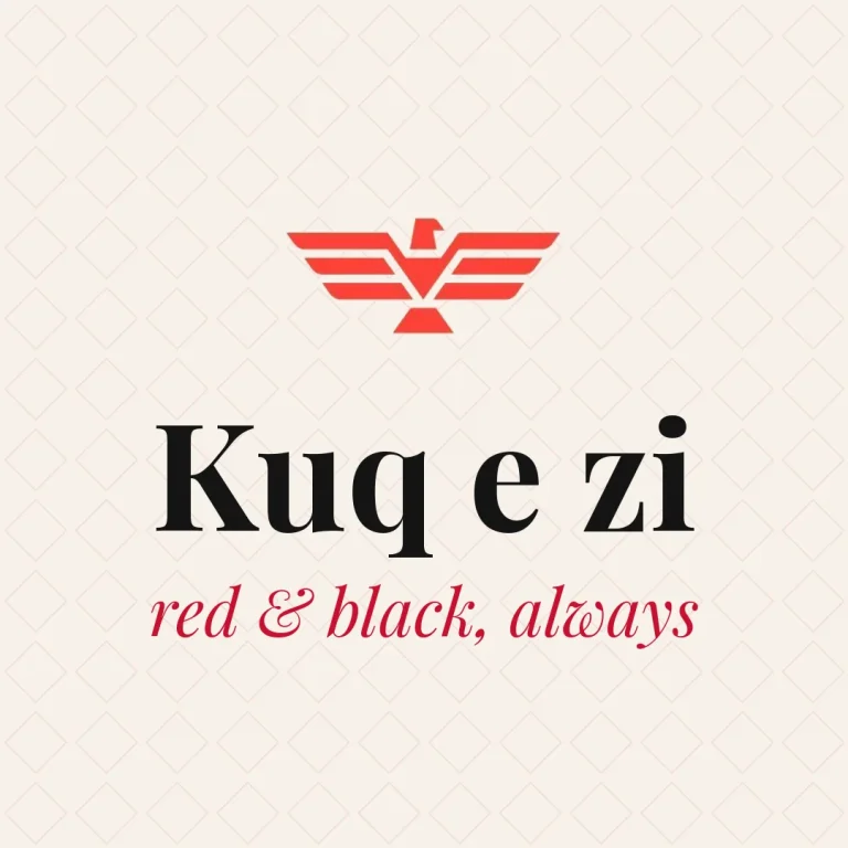 Kuq e zi: red and black, always